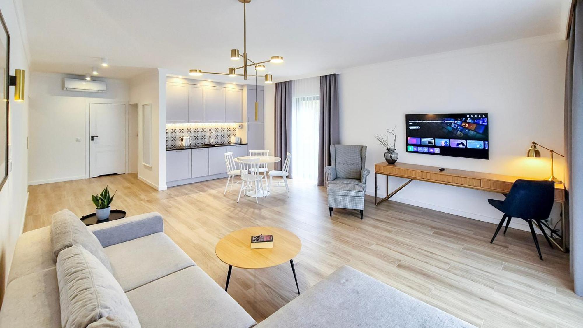 Apartamenty Dudek - Stylowe Apartamenty, 5 Minut Pieszo Do Morza! ロビ エクステリア 写真