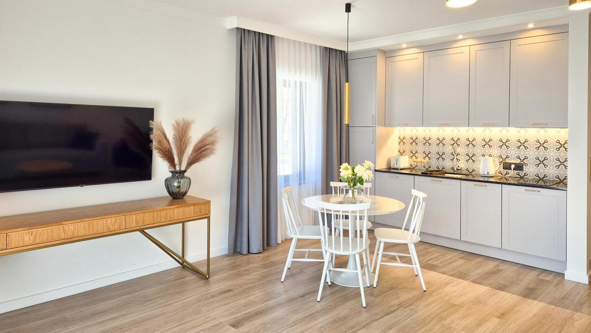 Apartamenty Dudek - Stylowe Apartamenty, 5 Minut Pieszo Do Morza! ロビ エクステリア 写真